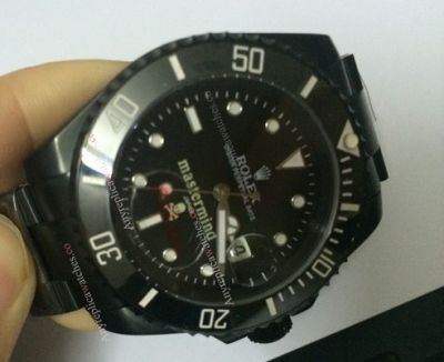 Black Steel Rolex Mastermind Submariner Copy Watches